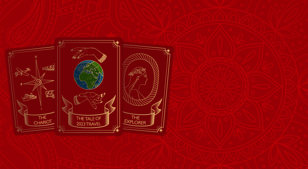 Travel Tarot cards.