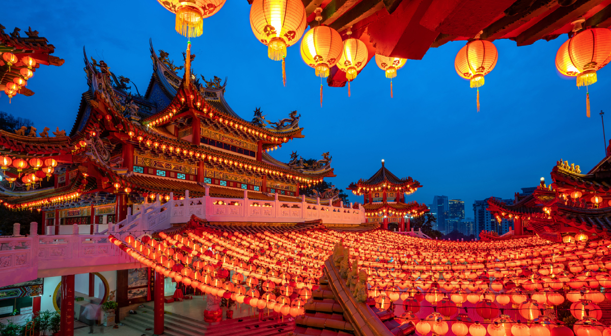 The Thean Hou Temple in Kuala Lumpur