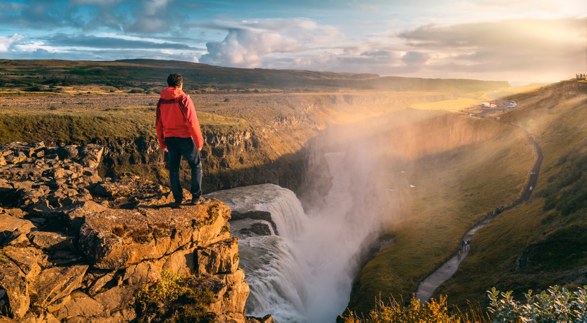 Gullfoss in Iceland is one of the best waterfalls in the world