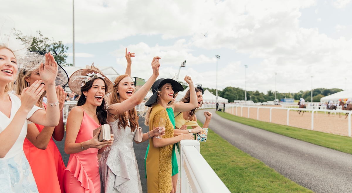 Group of women at Kentucky Derby