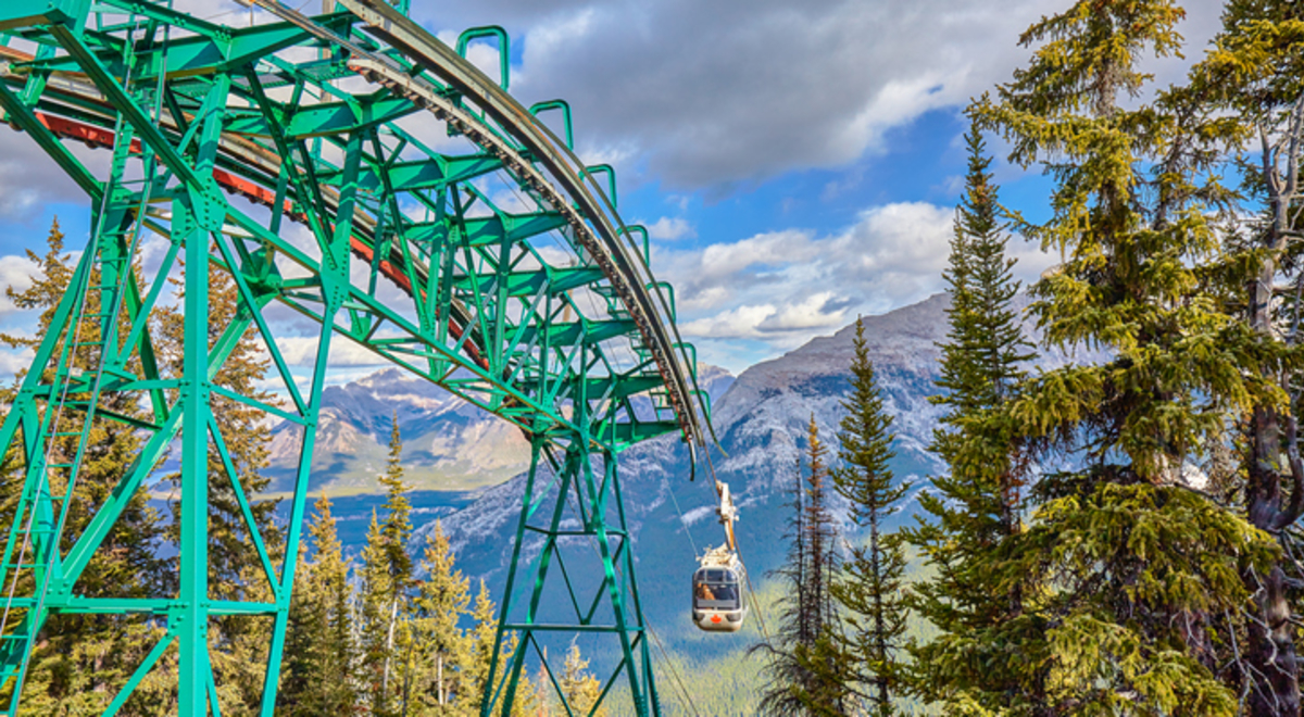 Gondola to the top of Sulphur Mountain,Banff