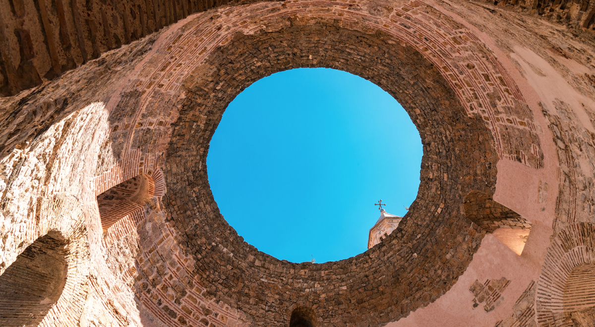 Interior, Diocletians Palace, Split, Croatia