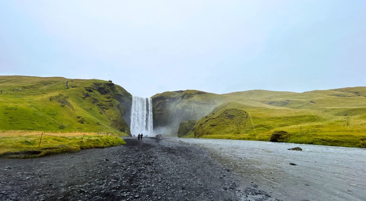 waterfall in iceland
