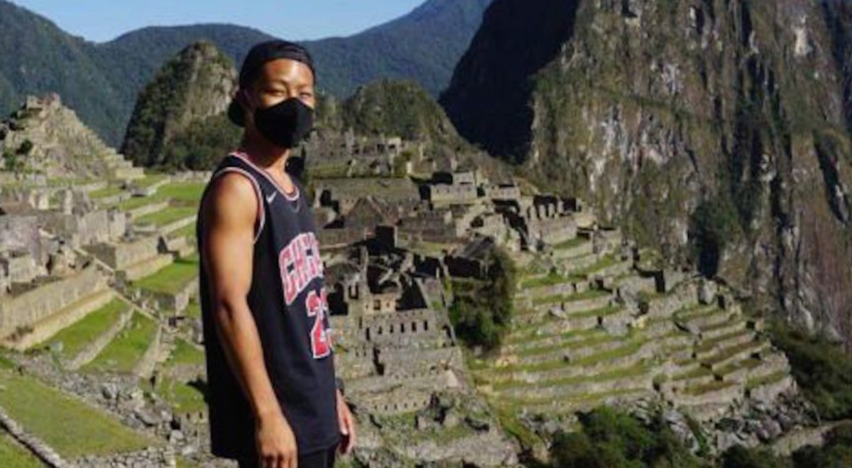 japanese traveller machu pichu