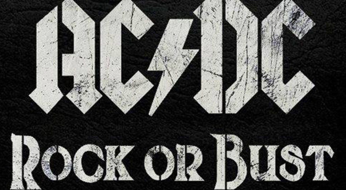 ACDC band banner