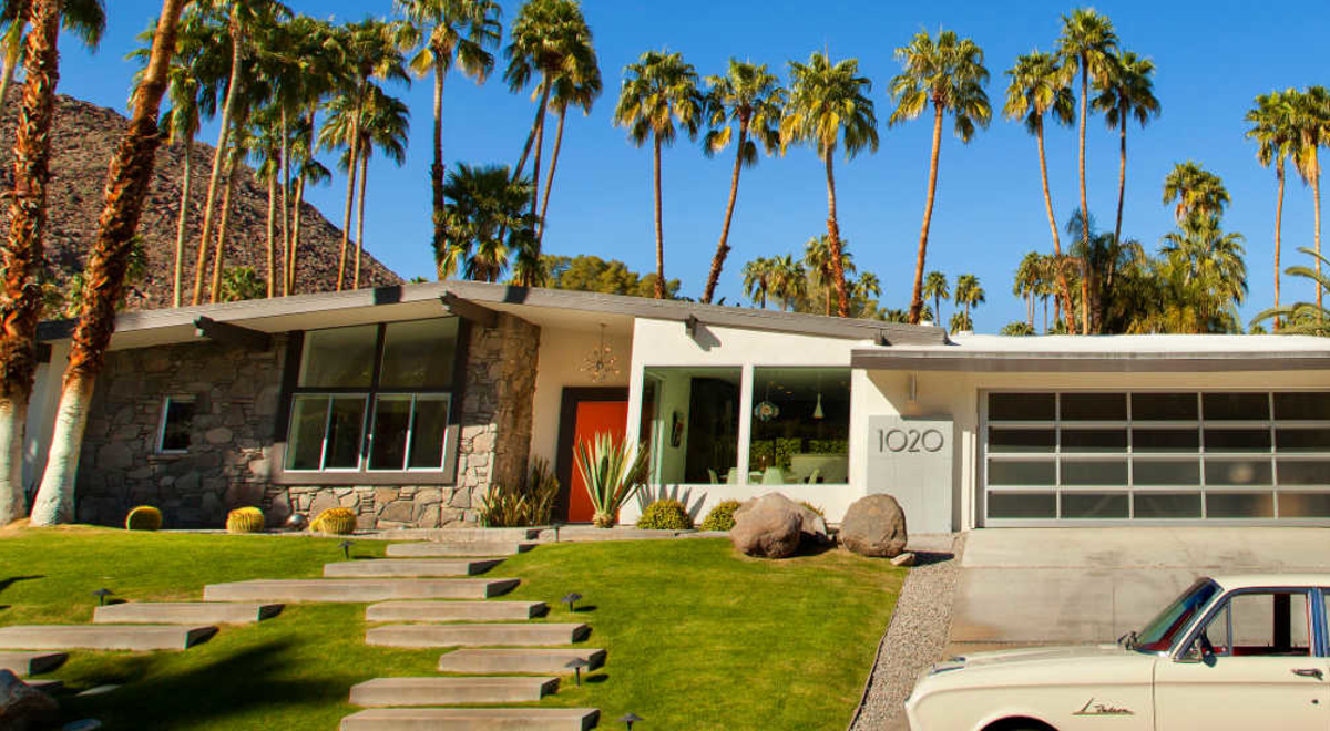 mid-century modern house palm springs