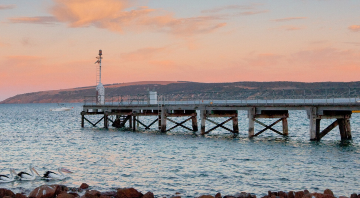 a shot path built on top of the ocean