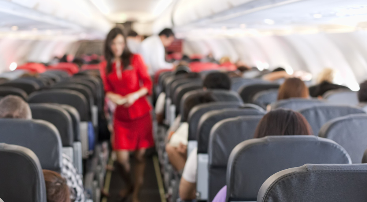 Window versus aisle seat airplane