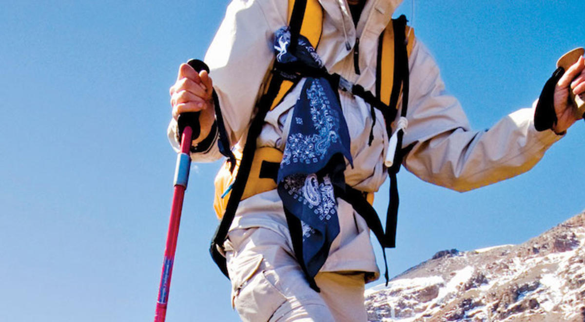 Trekking Kilimanjaro.