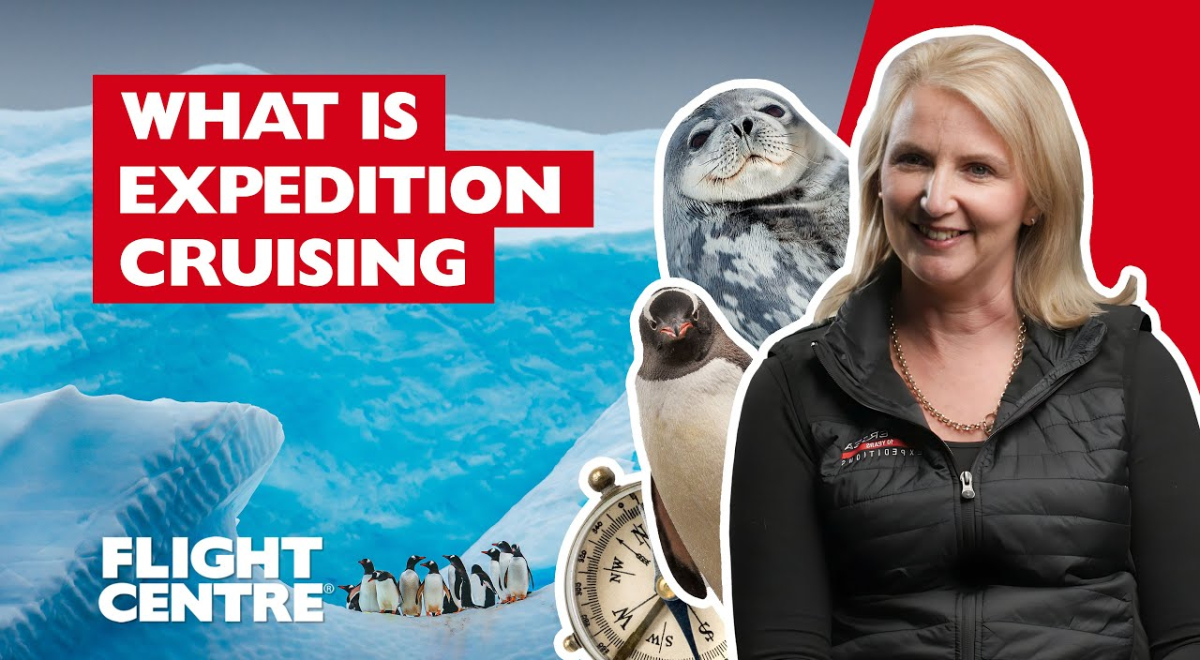female next to sealion, penguin and watch