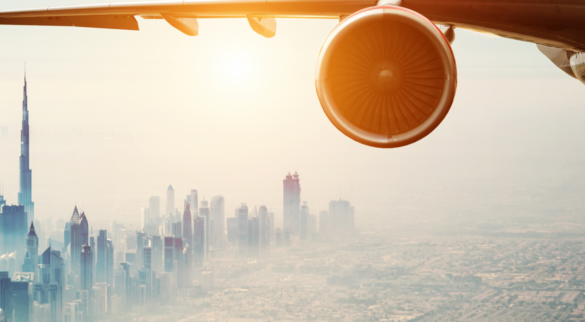 Flying to Dubai