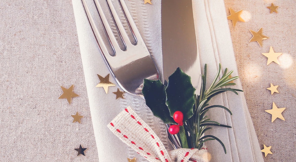 Christmas table decoration