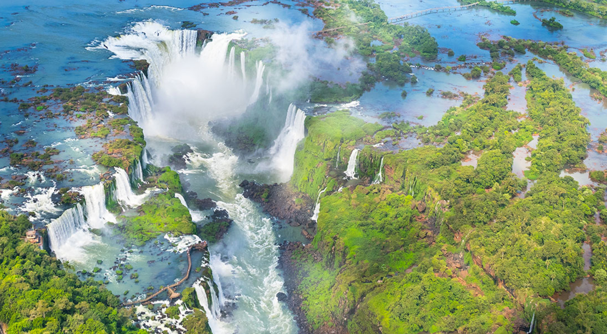 Iguassu Falls aerial