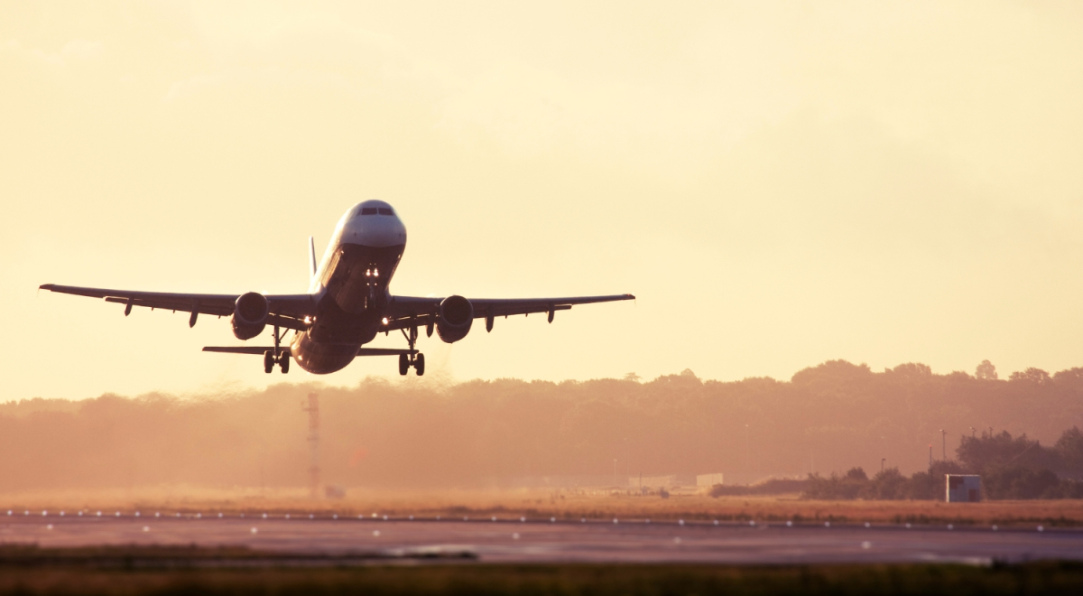 Plane taking off