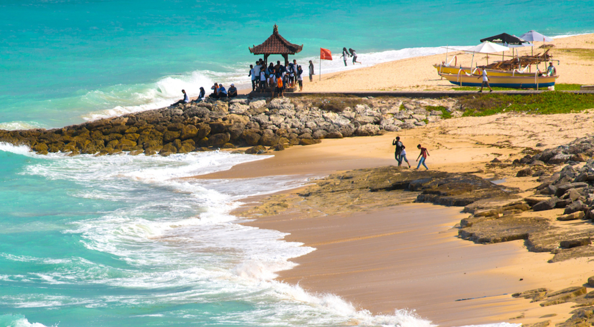 Bali coastline