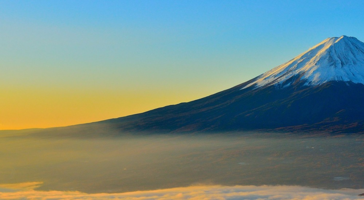 Mount Fuji sunset