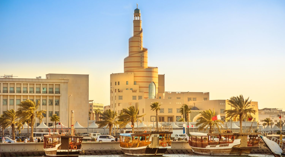 Spiral mosque in Doha