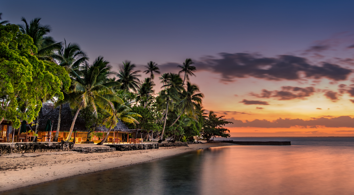 Sunrise in Fiji