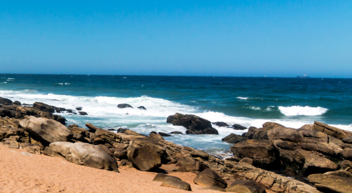 North Beach in Durban South Africa 