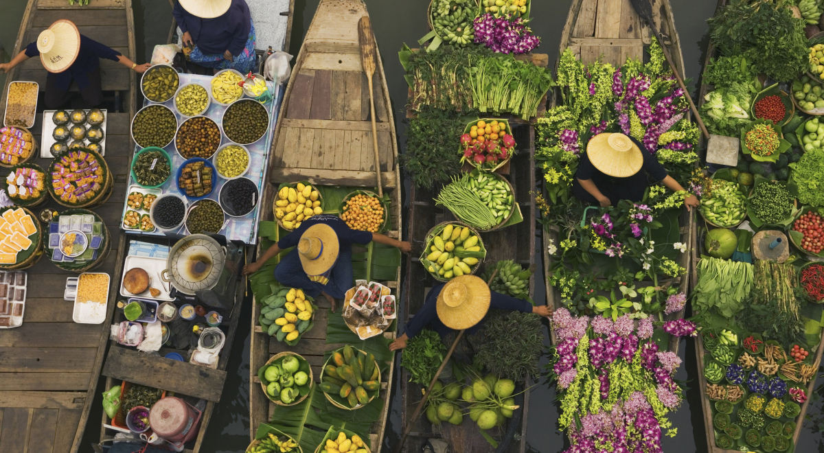 Thailand_floating market