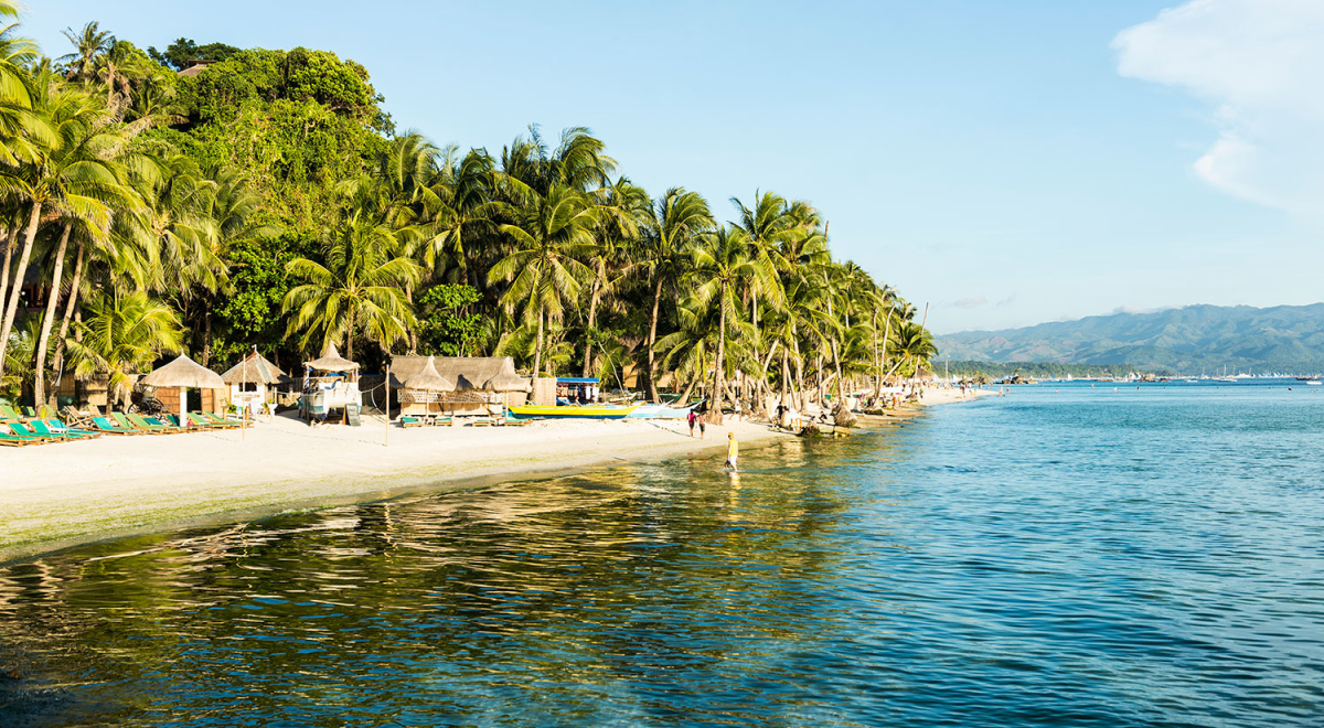 Boracay Philippines coastline 