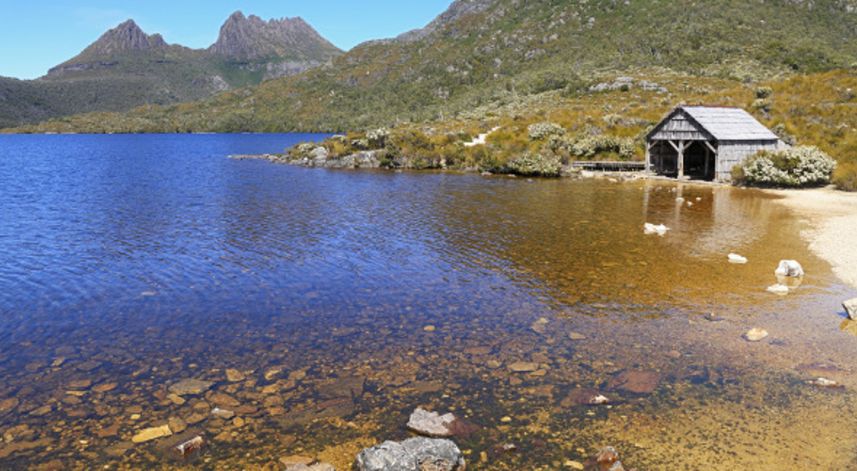 View from the Cradle Mountain hike 