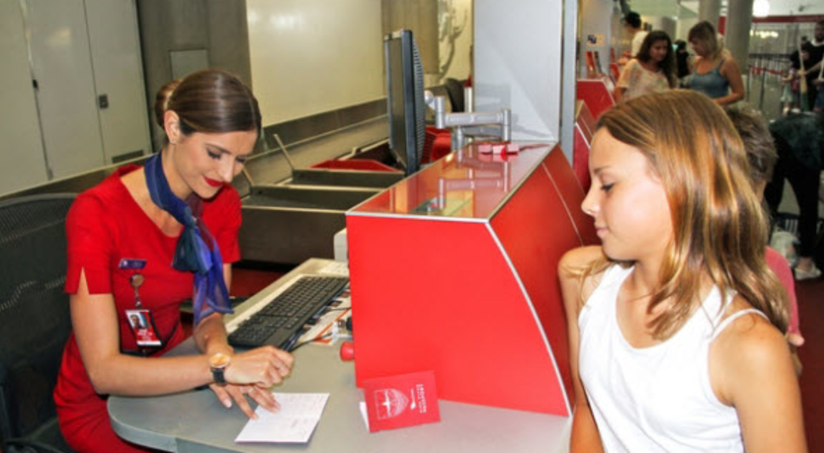 Younger travelers on Virgin Australia can check in and check out their destination