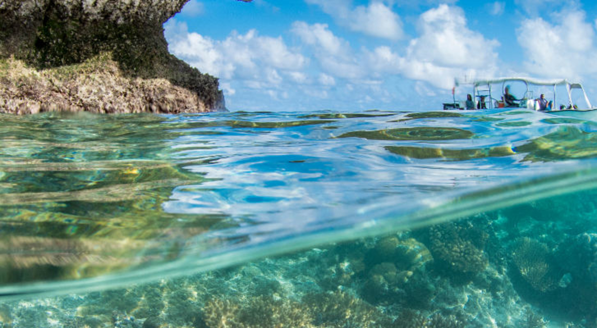 Crystal clear water 