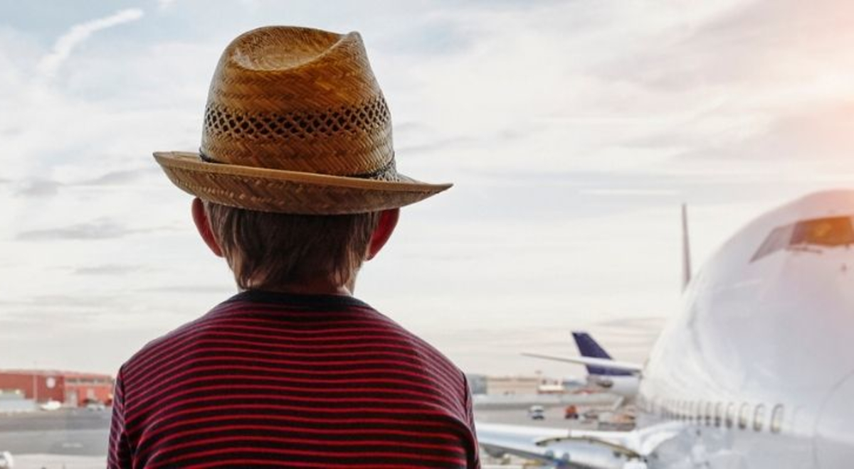 Kids travelling