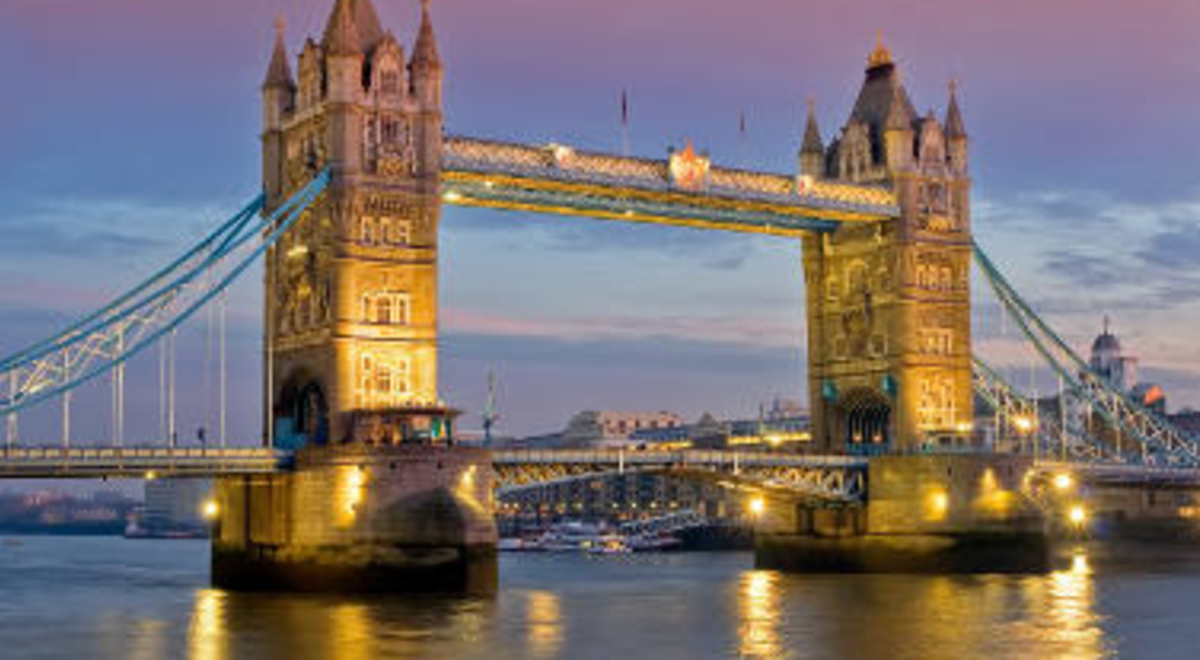 London bridge tower during sunset