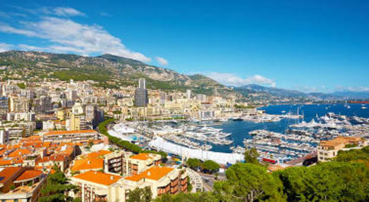a view of the city of monaco