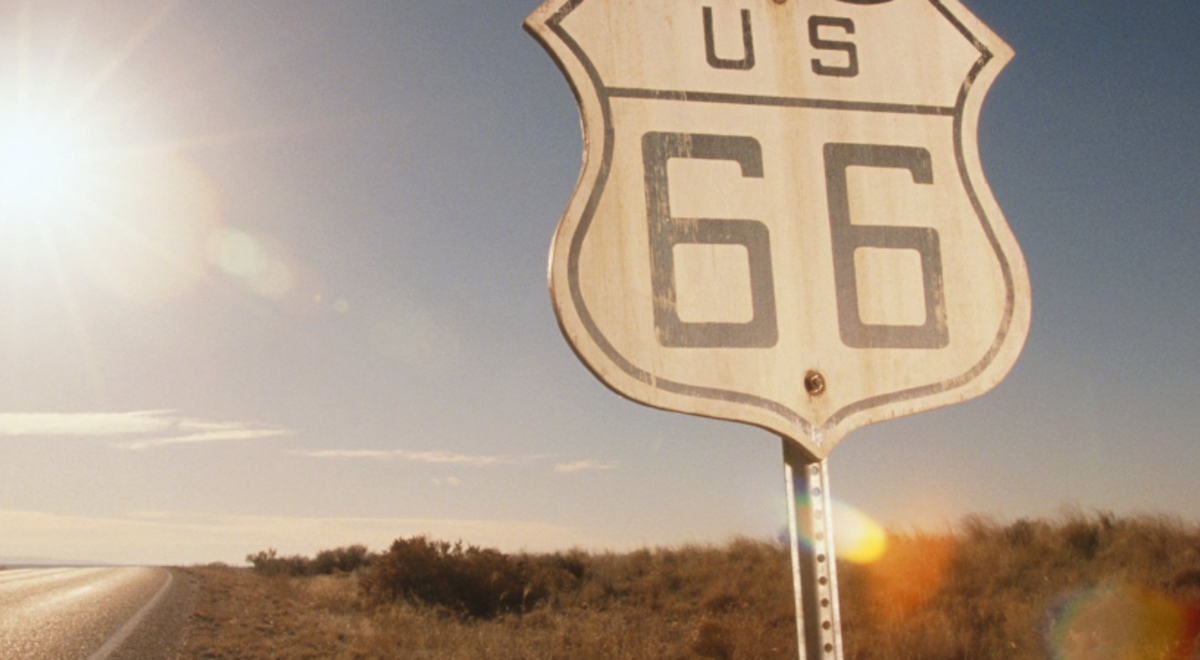 Car The Mother Road Route 66 Road Trip Vintage Hawaiian Shirt