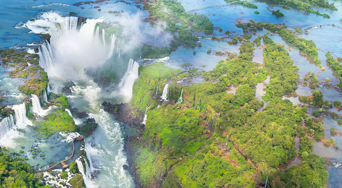 Iguassu Falls aerial