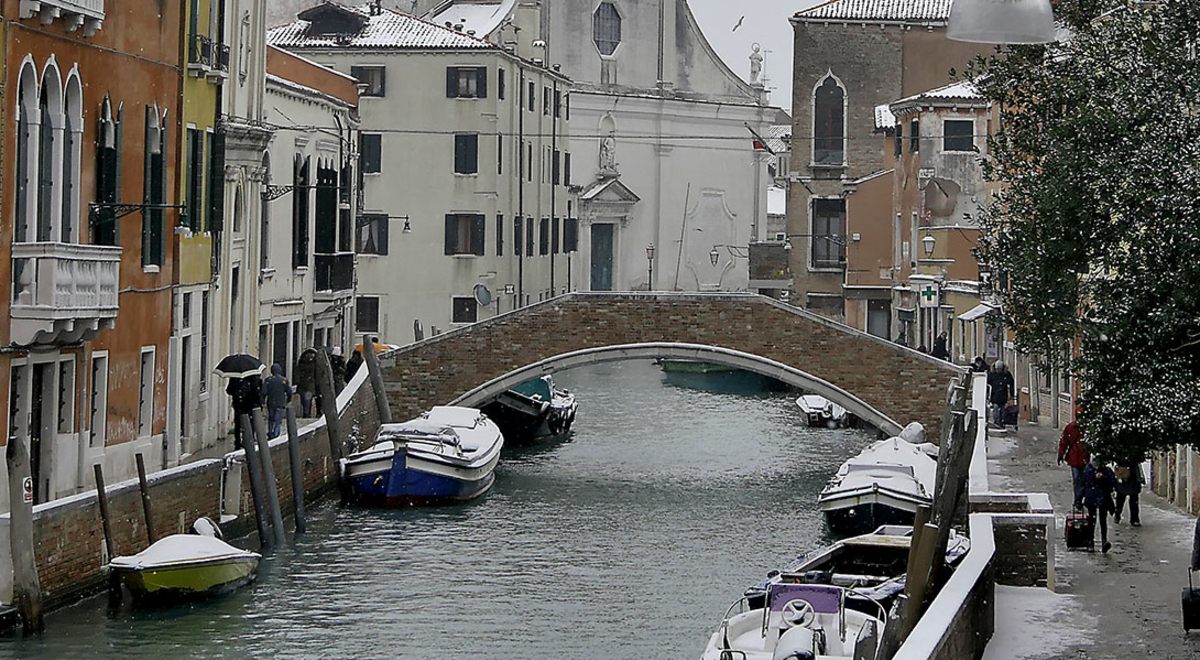 Venice canals winter