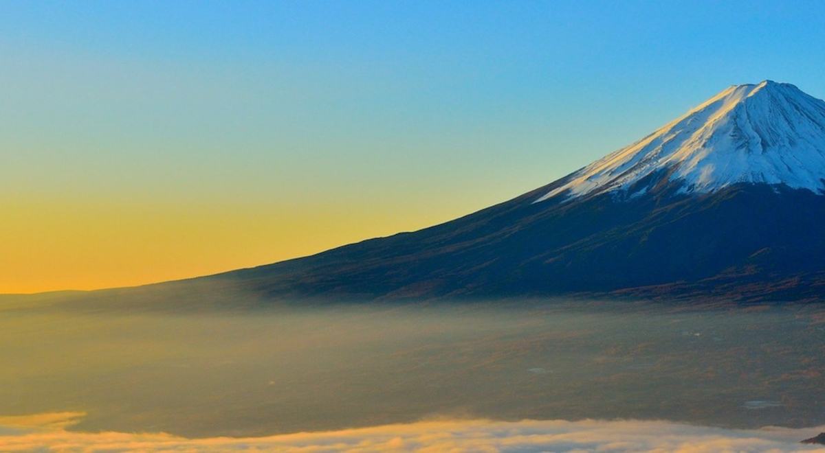 Mount Fuji sunset