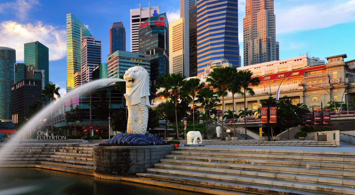 Merlion Statue in Singapore