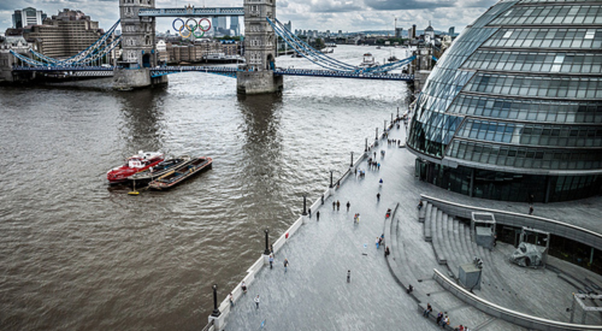 View of London bridge 