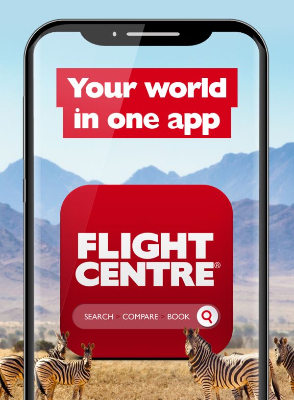 Download the Flight Centre app today