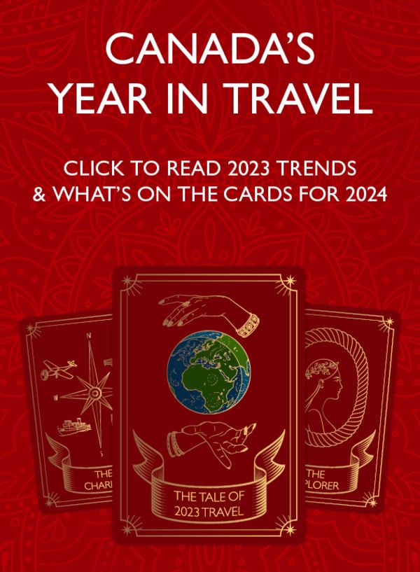 Click to read Canada's 2023 travel trends, and see what's in the cards for 2024!
