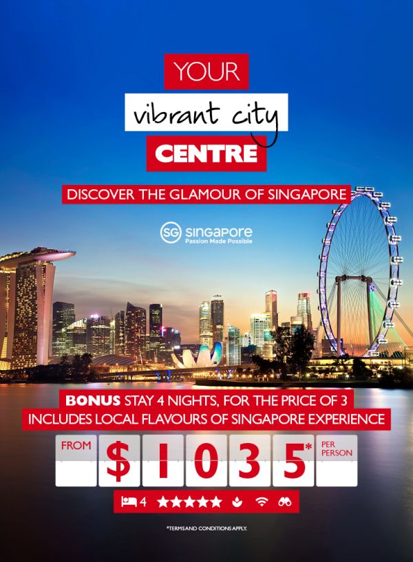 Discover the Glamour of Singapore with these Great Deals!