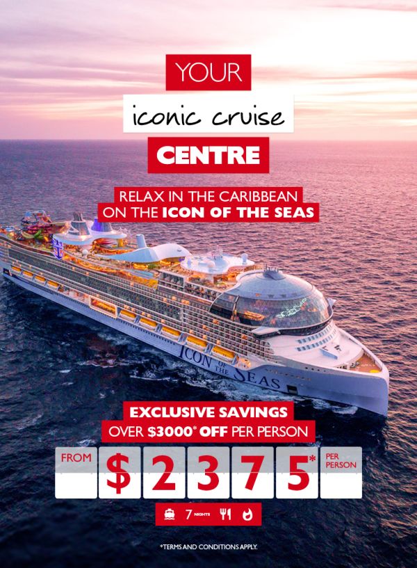 Save over $3,000* per person on an incredible cruise on the Icon of the Seas!