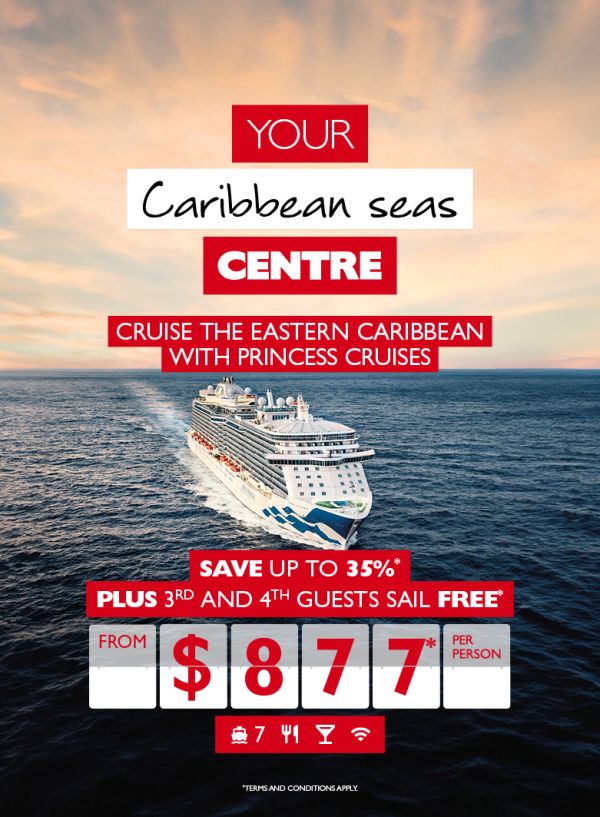 Cruise the Eastern Caribbean with Princess Cruises
