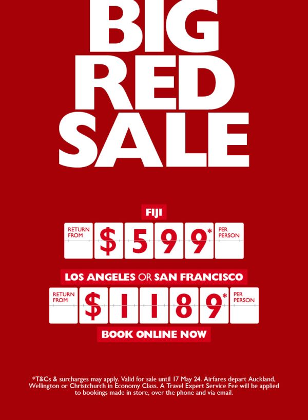 Big Red Sale Offer
