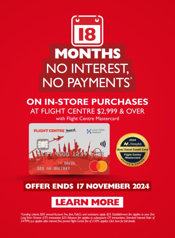 Flight Centre Mastercard Offer