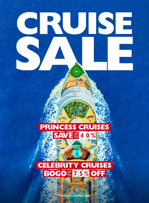 Cruise sale on now! Check out these Ship Hot Deals!