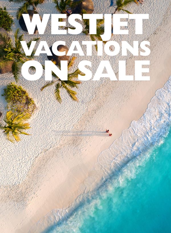 WestJet Vacations on Sale! Check out the top deals on offer.