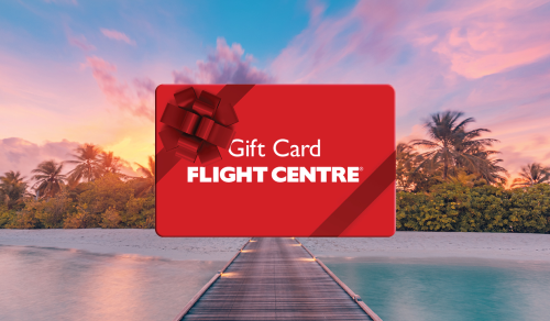 Give the gift of travel with a Flight Centre gift card!