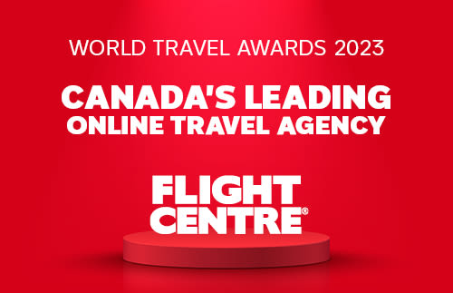 Canada’s Leading Online Travel Agency 2023 award