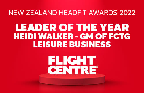 Leader of the year for Heidi Walker at the New Zealand Headfit 2022 award