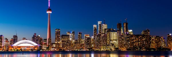 Toronto city at night